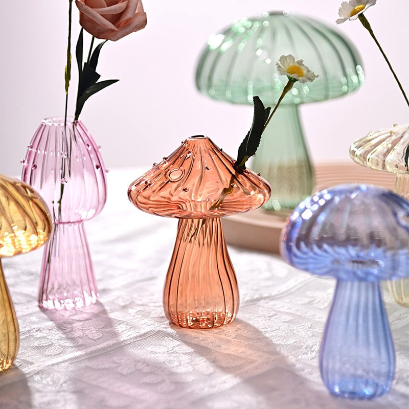 house plant paradise Crystal Mushroom Jars