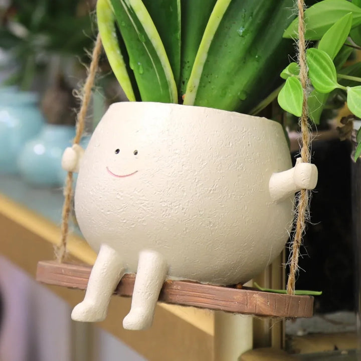 Swinging Smiley Pot – House Plant Paradise