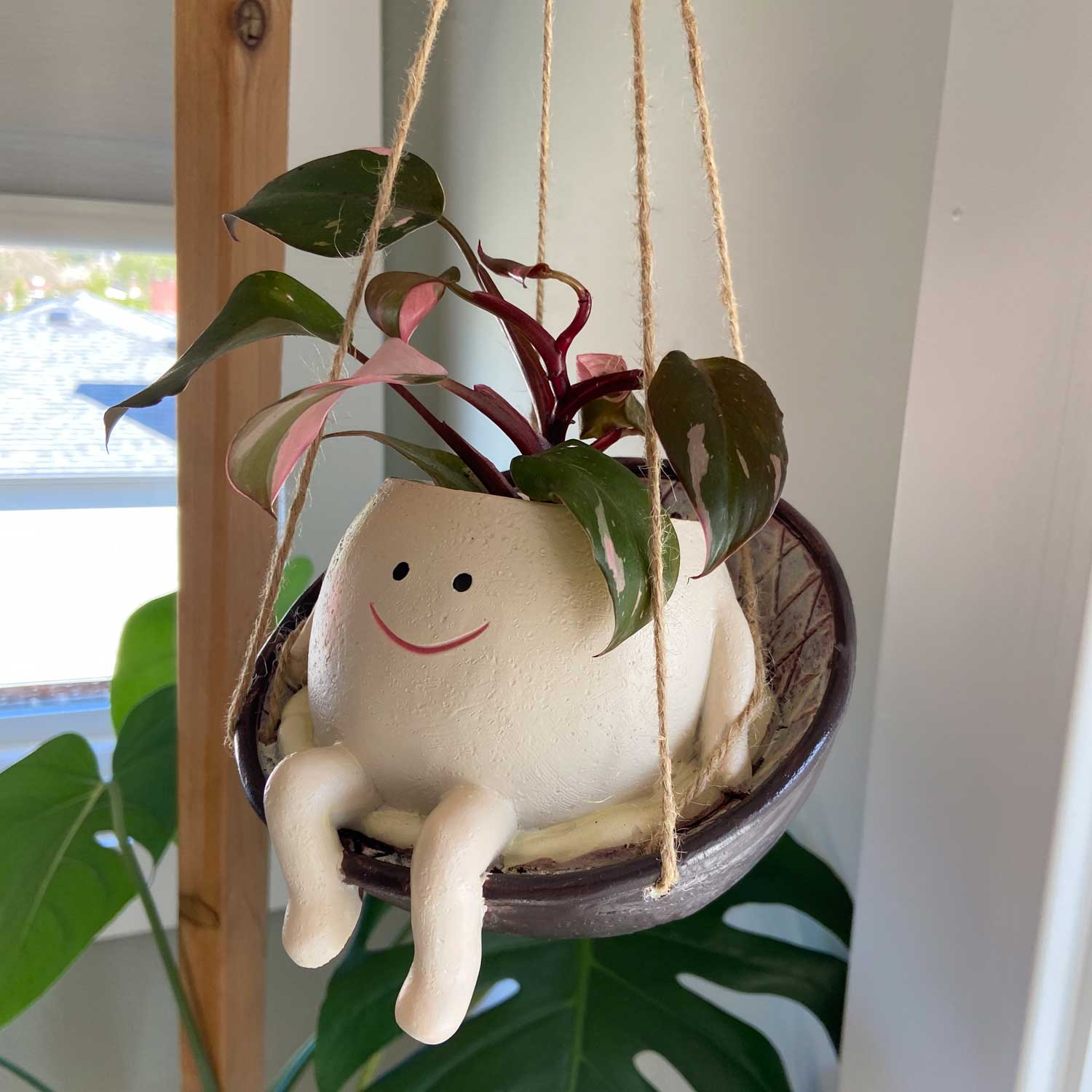 smile plant pot Hammock Swing Smiley Pot – House Plant Paradise