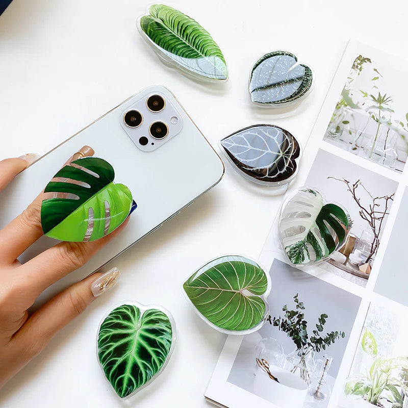 monstera leaf holder Houseplant Phone Holder – House Plant Paradise