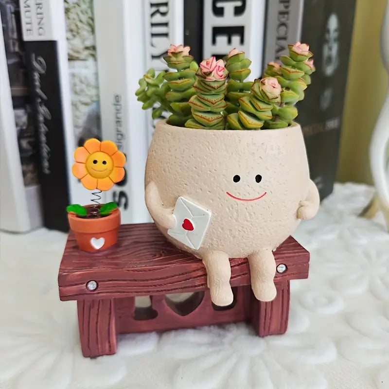 kawaii plant pots Sweetheart Smiley Pot – House Plant Paradise