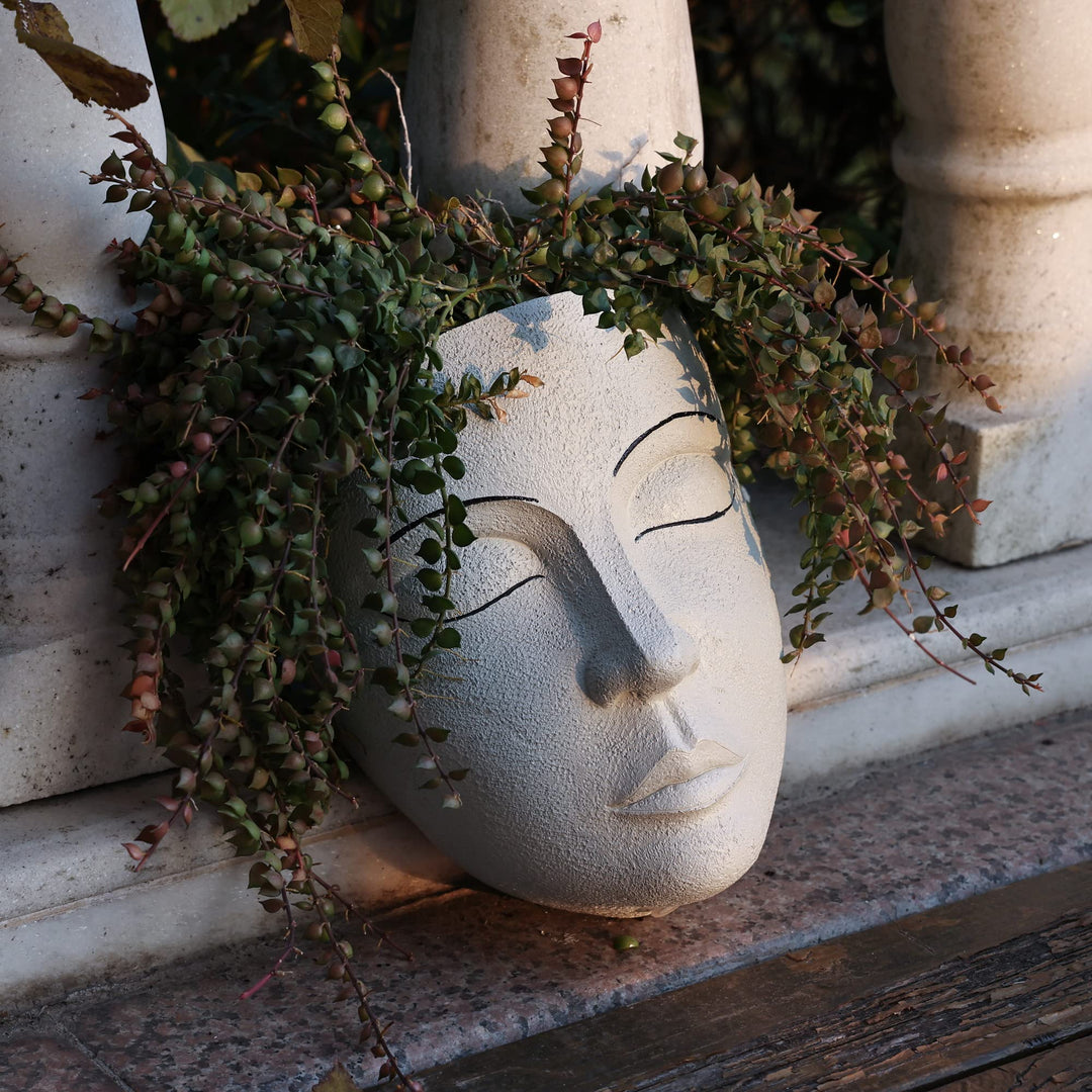 wall hanging face planter Face Wall Planter – House Plant Paradise