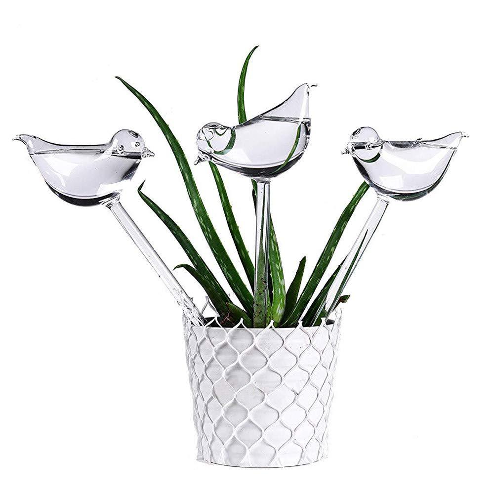 self watering plant glass birds Easy Hydration Plant Watering Glass Bird – House Plant Paradise